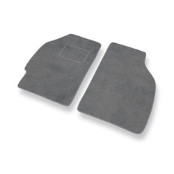 Tapis de Sol Velours adapté pour Fiat Punto II Hayon, Van (1999-2011) - Premium tapis de voiture - gris