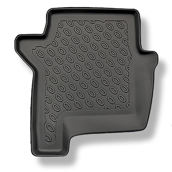 Tapis de sol en TPE adapté pour Ford Tourneo Connect II Van (01.2014-2022) - 5 ou 7 sièges; sans la troisième rangée de sièges - tapis de voiture - noir