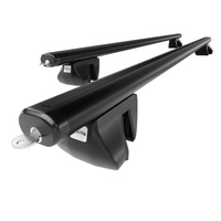 Barres de toit en aluminium adapté pour Citroen Berlingo mk I Van (1997-2010) - Porte-Bagages de Voiture noir - rails