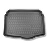 Tapis de coffre adapté pour Volkswagen Taigo SUV (09.2021-....) - bac de coffre - protection de coffre voiture - coffre inférieur; plancher amovible en la position la plus basse