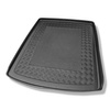 Tapis de coffre adapté pour Audi Q7 4L SUV (03.2006-05.2015) - bac de coffre - protection de coffre voiture - 5/7 places (3e rangée abaissée) / tapis plus épais pour les modeles avec systeme des rails de fixation dans le coffre