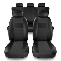 Housses de siège adaptées pour Renault Kangoo I, II (1997-2019) - housse siege voiture universelles - couverture siege - EXL-4