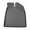 Kit tapis de coffre et tapis de voiture TPE pour: MG 4 Hayon (09.2022-....) - coffre inférieur;modèles sans plancher amovible du coffre