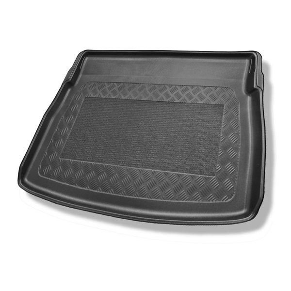 Tapis de coffre adapté pour Volkswagen Golf Sportsvan VII Monospace (05.2014-12.2020) - bac de coffre - protection de coffre voiture - sur le coffre inférieur et supérieur
