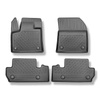 Tapis de sol en TPE adapté pour Peugeot 3008 II SUV (11.2016-....) - avec Hi-Fi-System FOCAL; non pour Hybrid & Hybrid4 - tapis de voiture - noir