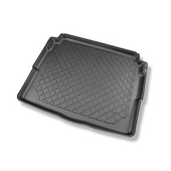 Tapis de coffre adapté pour Opel Grandland X SUV (10.2017-2021) - bac de coffre - protection de coffre voiture - coffre inférieur avec espace prévu pour le plancher amovible du coffre; sous / sans plancher amovible du coffre Flex Floor); non pour version