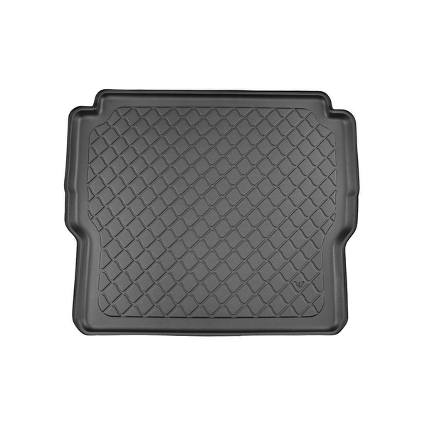 Tapis de coffre adapté pour Microcar M. Go III SUV (07.2015-03.2017) - bac de coffre - protection de coffre voiture - 2/4 places; 2e rangée de sieges démontée