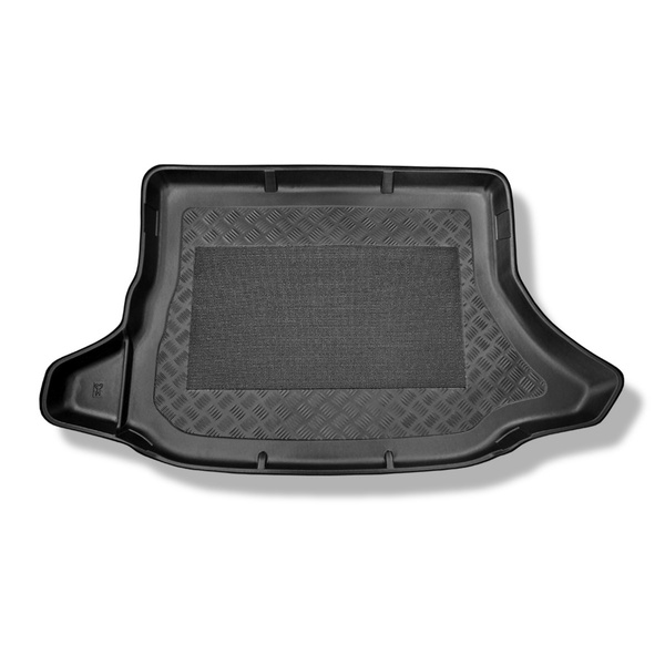 Tapis de coffre adapté pour Lexus CT 200H Hayon (2011-10.2022) - bac de coffre - protection de coffre voiture - avec cavité droite et gauche; possibilité de couper la cavité gauche