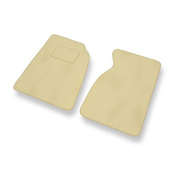 Tapis de Sol Velours adapté pour Ford Mustang IV Coupé, Cabriolet (1994-2004) - Premium tapis de voiture - beige