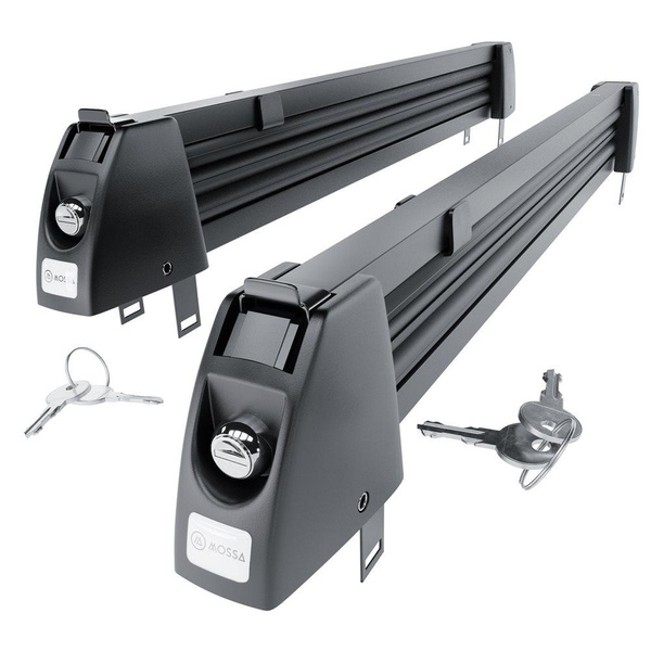 Porte-skis sur toit de voiture - Ski rack M-7703 - noir - pour 3 paires de skis ou 2 snowboards