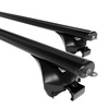 Barres de toit en aluminium adapté pour Mitsubishi ASX SUV (2010-2021) - Porte-Bagages de Voiture noir - rails intégrés