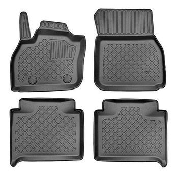 Tapis de sol en TPE adapté pour Renault ZOE Hayon (06.2019-2023) - tapis de voiture - noir