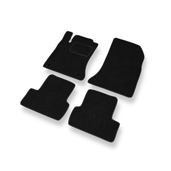 Tapis de Sol Feutres adapté pour Mercedes-Benz GLA X156 (2013-2019) - tapis de voiture - noir