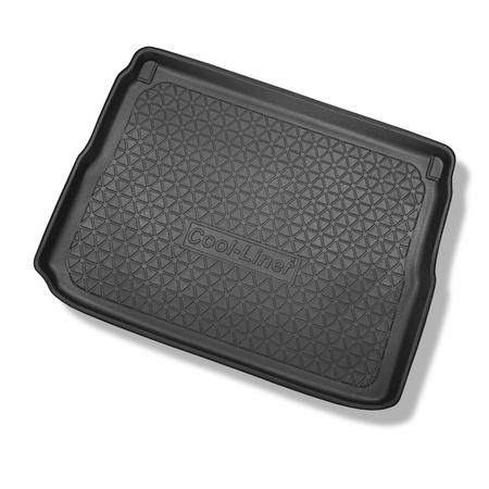 Tapis de coffre adapté pour Renault Kadjar SUV (06.2015-09.2022) - bac de coffre - protection de coffre voiture - coffre supérieur (pour double plancher de coffre)