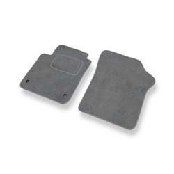 Tapis de Sol Velours adapté pour SEAT Mii I Hayon (2011-2019) - Premium tapis de voiture - gris