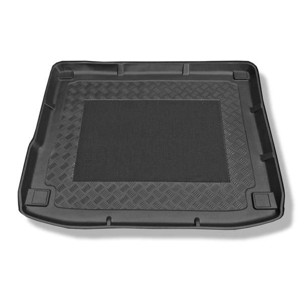 Tapis de coffre adapté pour Volkswagen Touareg II SUV (02.2010-03.2018) - bac de coffre - protection de coffre voiture