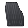 Tapis de sol en caoutchouc adapté pour Volkswagen Taigo SUV (2020-....) - tapis de voiture - noir - 4 pcs.