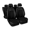 Housses de siège sur mesure adaptées pour Ford S-Max Monospace (2006-2015) 7-personas - housse siege voiture - couverture siege - noir