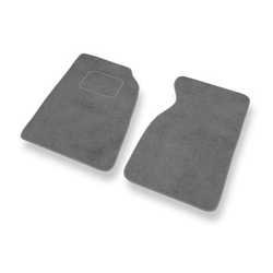 Tapis de Sol Velours adapté pour Ford Mustang IV Coupé, Cabriolet (1994-2004) - Premium tapis de voiture - gris