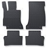 Tapis de sol en caoutchouc adapté pour Mercedes-Benz Classe E W213 (2016-2023) - tapis de voiture - noir