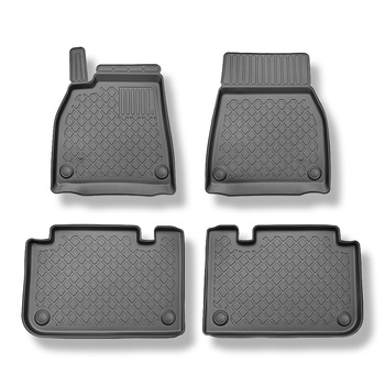 Tapis de sol en TPE adapté pour Tesla Model S Coupé (01.2021-....) - tapis de vo