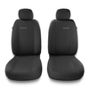Housses de siège avant adaptées pour Alfa Romeo 166 I, II, III (1998-2007) - housse siege voiture universelles - couverture siege conducteur - 2UNE-4