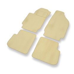 Tapis de Sol Velours adapté pour Fiat Stilo Hayon, Multi-SW (2001-2008) - Premium tapis de voiture - beige