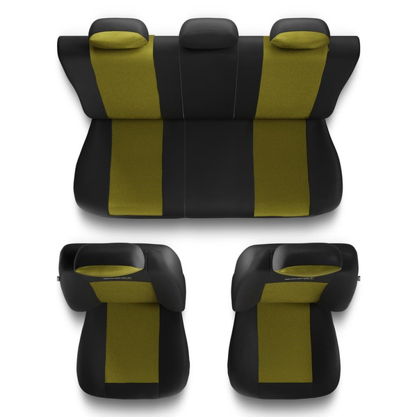 Housses de siège adaptées pour Opel Mokka A, X, B (2012-....) - housse siege voiture universelles - couverture siege - S-Y