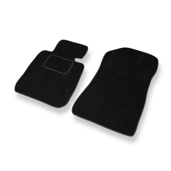 Tapis de Sol Velours adapté pour BMW 1 E81/E87 Coupé, Hayon (2004-2013) - Premium tapis de voiture - noir