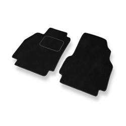 Tapis de Sol Velours adapté pour Renault Megane II Estate, Hayon, Cabriolet, Berline (2002-2008) - Premium tapis de voiture - noir