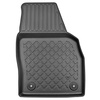 Tapis de sol en TPE adapté pour Seat Arona Crossover (11.2017-....) - tapis de voiture - noir