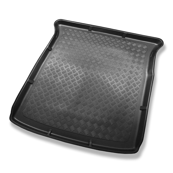 Tapis de coffre adapté pour Volkswagen Sharan II Van (09.2010-2022) - bac de coffre - protection de coffre voiture - 7 places; 3me rangée abaissée
