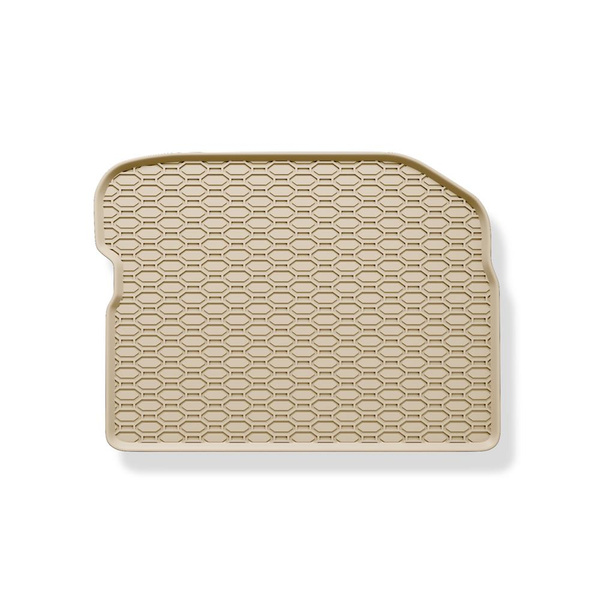 Tapis de sol en caoutchouc adapté pour Volkswagen Bora I Berline, SW (1997-2005) - tapis de voiture - beige - 4 pcs.