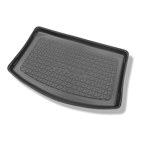 Tapis de coffre adapté pour Kia Rio IV YB Hayon (02.2017-....) - bac de coffre - protection de coffre voiture - coffre inférieur; modèles sans plancher amovible du coffre; non pour version Mild Hybrid