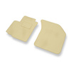 Tapis de Sol Velours adapté pour Fiat Sedici (2005-2014) - Premium tapis de voiture - beige