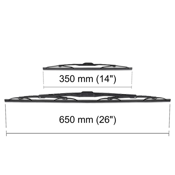 Balais d'essuie-glace de pare-brise adaptés pour Hyundai i30 II Coupé, CW, Hayon (12.2011-2017) - balais standard