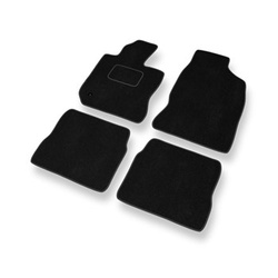 Tapis de Sol Velours adapté pour Chrysler PT Cruiser Manual Cabriolet, Monospace (2000-2010) - Premium tapis de voiture - noir