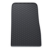 Tapis de sol en caoutchouc adapté pour Ford Puma Crossover (2020-....) - tapis de voiture - noir - 4 pcs.