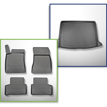 Kit tapis de coffre et tapis de voiture TPE pour: Mercedes-Benz Classe B W247 Pl