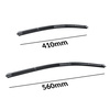 Balais d'essuie-glace de pare-brise adaptés pour Alfa Romeo GT Coupé (04.2005-12.2010) - balais plat