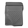 Tapis de sol en TPE adapté pour Ford Ranger Pick-Up (11.2022-....) - tapis de voiture - noir