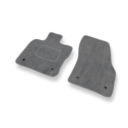 Tapis de Sol Velours adapté pour Seat Ateca SUV (2016-....) - Premium tapis de voiture - gris