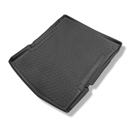 Tapis de coffre adapté pour Volkswagen Caddy IV Maxi Van (10.2007-10.2020) - bac de coffre - protection de coffre voiture - Startline; 5 places; derriere 2e rangée de sieges