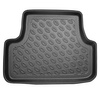 Kit tapis de coffre et tapis de voiture TPE PREMIUM pour: Volkswagen Golf VII Hayon (10.2012-12.2019) - coffre supérieur avec roue de secours à usage temporaire / kit de réparation; roue de secours taille normale