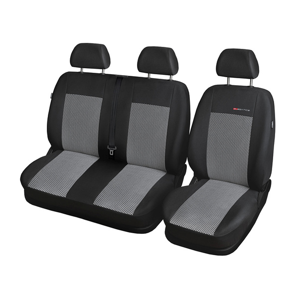 Housses de siège sur mesure adaptées pour Toyota ProAce II Van (2016-....) seulement les sièges avant - siège complet - housse siege voiture - couverture siege - E2