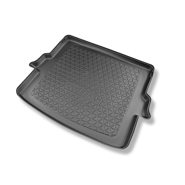 Tapis de coffre adapté pour DS 7 Crossback SUV (02.2018-2022) - bac de coffre - protection de coffre voiture - coffre supérieur; plancher amovible en la position la plus haute