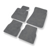 Tapis de Sol Velours adapté pour BMW 3 M3 I E30 Coupé, Cabriolet, Berline, Touring (1985-1992) - Premium tapis de voiture - gris