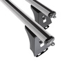 Barres de toit en aluminium adapté pour Honda CR-V SUV (2007-2011) - Porte-Bagages de Voiture argent - points de montage - (suivant le modèle de voiture ils peuvent se situer à différents endroits)