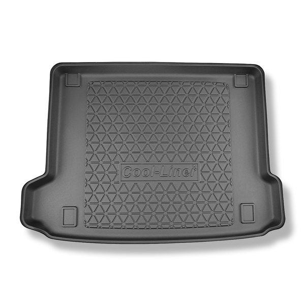 Tapis de coffre adapté pour Omoda E5 SUV (02.2024-....) - bac de coffre - protection de coffre voiture - coffre supérieur; plancher double du coffre en position haute