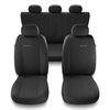 Housses de siège adaptées pour Peugeot 407 (2004-2011) - housse siege voiture universelles - couverture siege - UNE-4